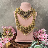 Vriksham Intricate Antique Lakshmi Temple Bridal Set-G18178